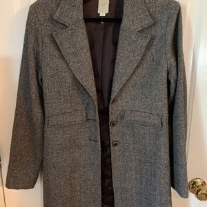 COPY - Tweed herringbone wool frock coat